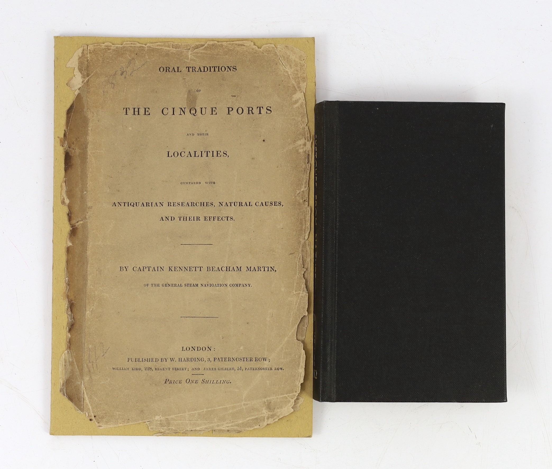 KENT: Ramsgate Harbour and Sandwich Haven - 4 Acts of Parliament bound together; 1747, 1761, 1797 and 1810. old morocco, sm.8vo.; Keate, George - Sketches from Nature...in a Journey to Margate... to which is now added, M